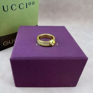Gucci Interlocking G Twisted Band Ring