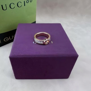 Gucci Interlocking G Twisted Band Ring