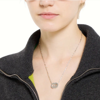 Gucci Interlocking G Circle Pendant Necklace