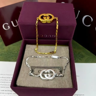 Gucci Interlocking G Double Chain Bracelet