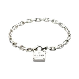 Gucci Padlock Charm Link Chain Bracelet