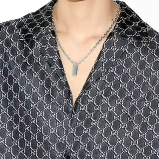 Gucci Padlock Tag Link Chain Necklace