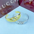 Gucci Interlocking G Wide Cuff Bracelet