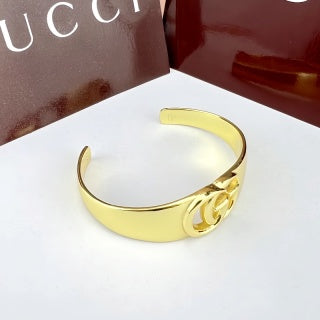Gucci Interlocking G Wide Cuff Bracelet