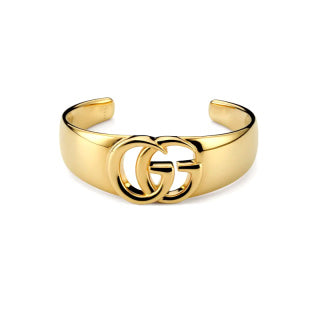 Gucci Interlocking G Wide Cuff Bracelet