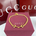 Gucci GG Horsebit Link Gold & Silver Bracelet