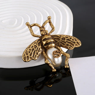 Gucci Bee Pearl Brooch