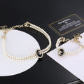 Chanel Elegant Pearl Charm Chain Necklace