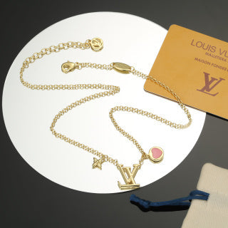 Louis Vuitton Blossom Pearl Initial Necklace
