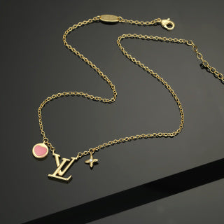Louis Vuitton Blossom Pearl Initial Necklace