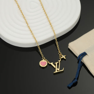 Louis Vuitton Blossom Pearl Initial Necklace