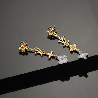 Louis Vuitton Blossom Star Drop Stud Earrings