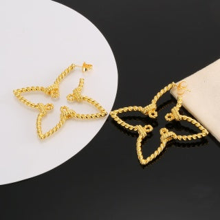 Louis Vuitton Star Blossom Hoop Stud Earrings