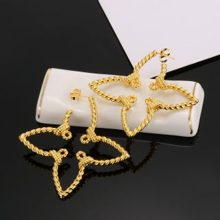 Louis Vuitton Star Blossom Hoop Stud Earrings