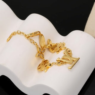 Louis Vuitton Monogram Star Blossom Charm Bracelet
