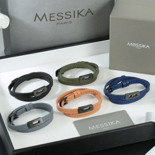 Messika Move Leather Wrap Bracelet