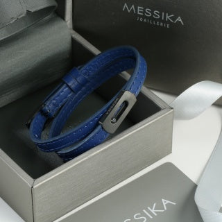 Messika Move Leather Wrap Bracelet
