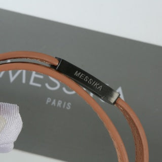 Messika Move Leather Wrap Bracelet
