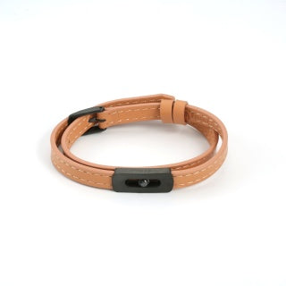 Messika Move Leather Wrap Bracelet