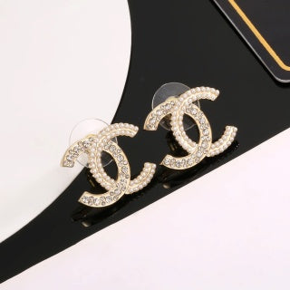 Chanel Elegant Pavé CC Earrings