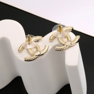 Chanel Elegant Pavé CC Earrings